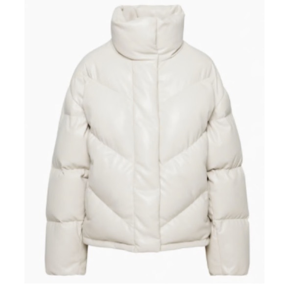 Wilfred The Cloud Puffer, Matte Pearl, vegan leather, size L. - Picture 1 of 16